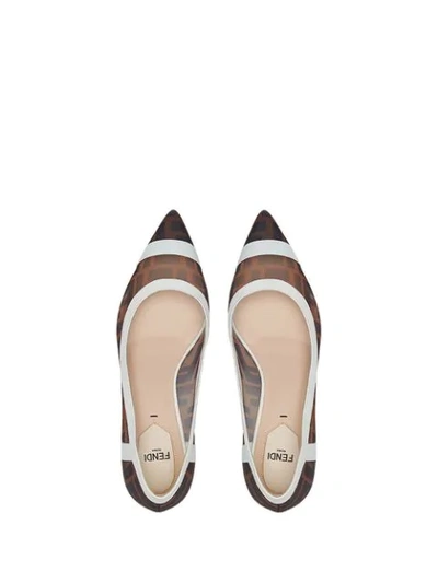 Shop Fendi 'colibrì' Pumps In Brown