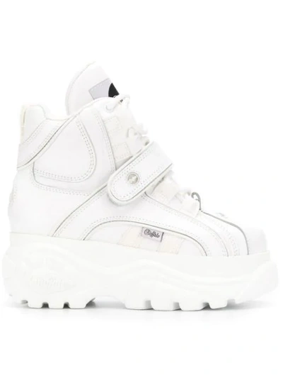 Buffalo White 1348 Platform Sneaker Boots | ModeSens