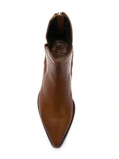 Shop Officine Creative Classic Cowboy Boots - Brown