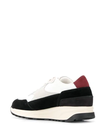 Shop Common Projects Platform Sole Sneakers In Black ,white