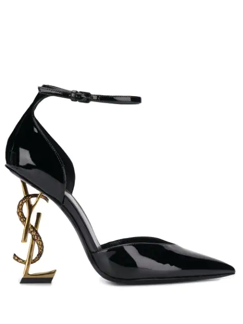 yves saint laurent snake heels