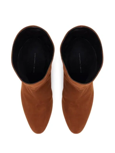 Shop Giuseppe Zanotti Viviana Boots In Brown