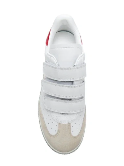 Shop Isabel Marant Beth Sneakers In White