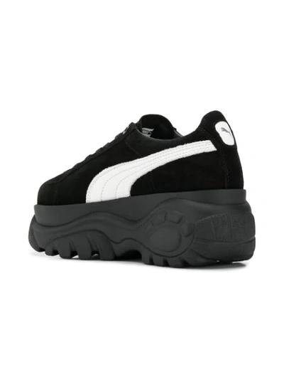 Puma Buffalo London Suede Trainers In Black | ModeSens