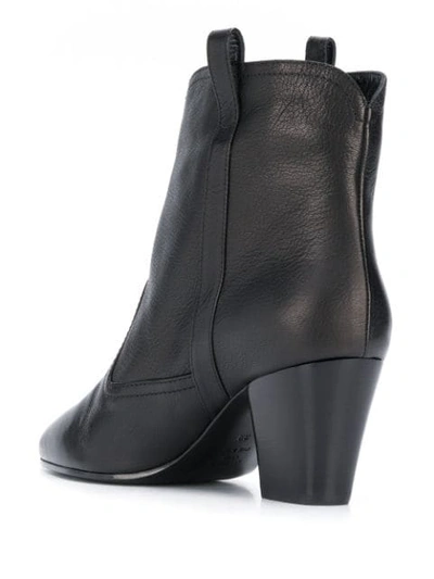 Shop Laurence Dacade Cowboy Style Ankle Boots In Black