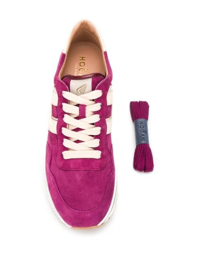 Shop Hogan Platform Sneakers In Pink