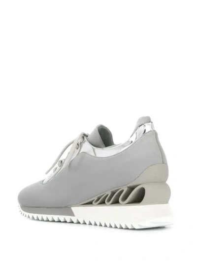 Shop Le Silla Wave Reiko Sneakers In Grey