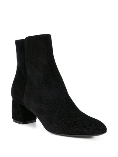 Shop Agl Attilio Giusti Leombruni Leopard Print Boots In Black