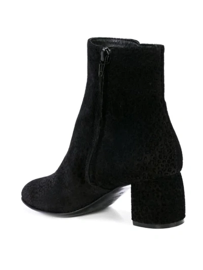 Shop Agl Attilio Giusti Leombruni Leopard Print Boots In Black