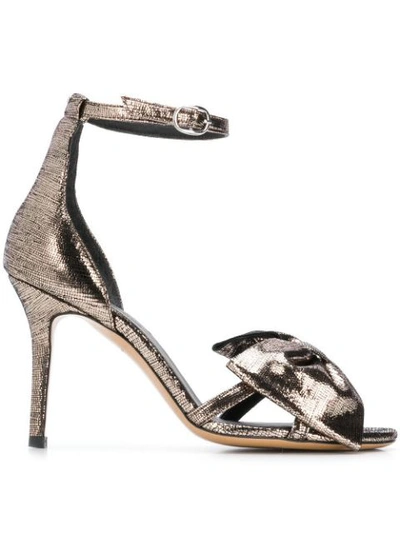 Shop Jérôme Dreyfuss Isabelle Sandals In Metallic