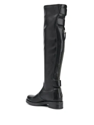 Shop Albano Knee-length Boots In Black
