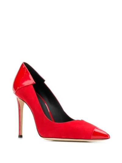 GIUSEPPE ZANOTTI STILETTO PUMPS - 红色