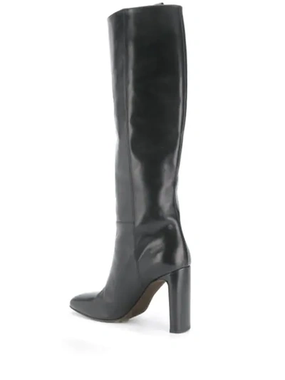 Shop Brunello Cucinelli Knee High Boots In Black