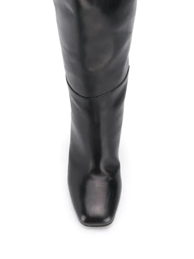 Shop Brunello Cucinelli Knee High Boots In Black
