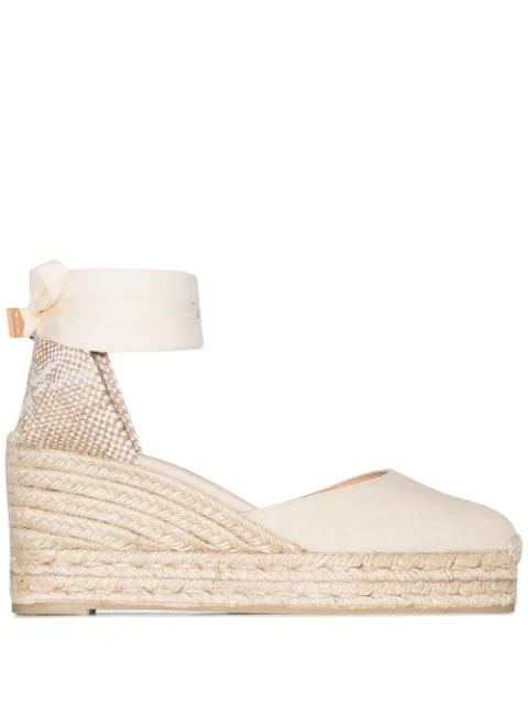 white wedge espadrilles