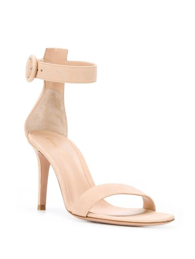 GIANVITO ROSSI PORTOFINO SANDALS - 大地色