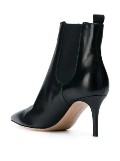 Shop Gianvito Rossi Pointed Toe Boots In Black