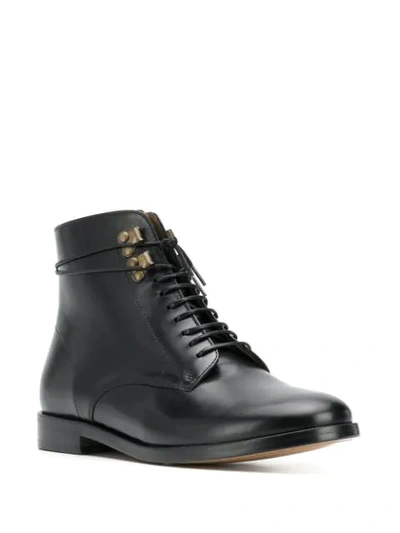 Shop Apc Ankle Boots In Black