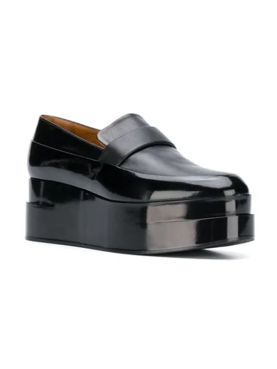 Shop Clergerie Lynn Platform Loafers In Black