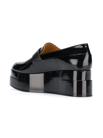 Shop Clergerie Lynn Platform Loafers In Black