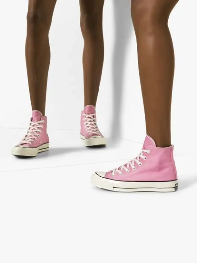 Shop Converse 70 Chuck High-top Sneakers In Pink