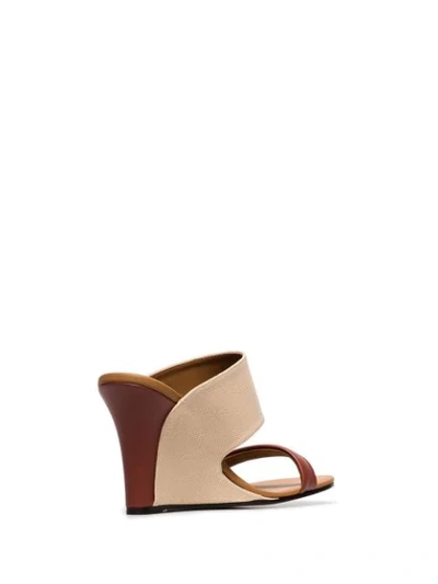 Shop Chloé Wedge Slip In Brown