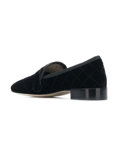 Shop Repetto Quilted Loafers In Black