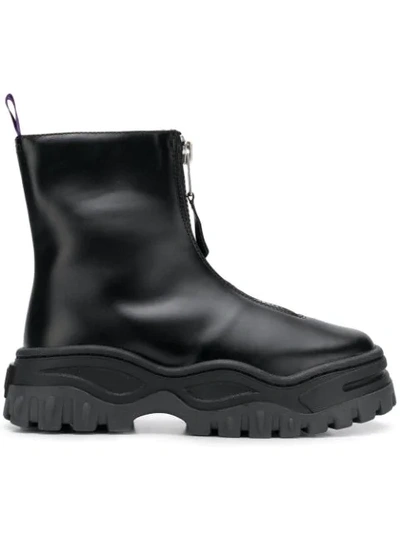 Shop Eytys Zipped Ankle Boots In Black