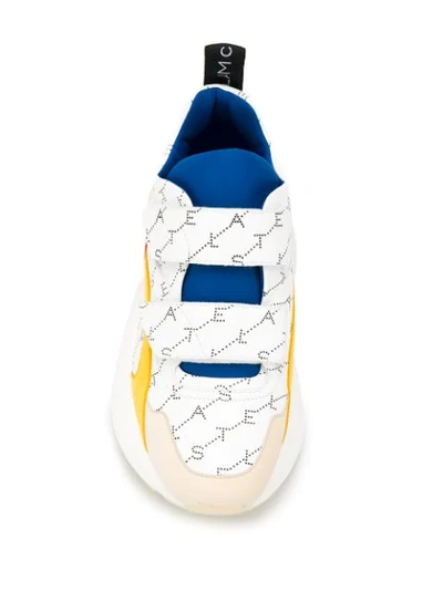 Shop Stella Mccartney Eclypse Sneakers In White ,blue