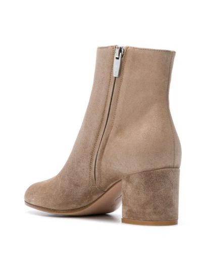 Shop Gianvito Rossi Margaux Boots - Neutrals