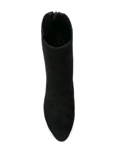 Shop Alexandre Birman Block Heel Ankle Boots In Black