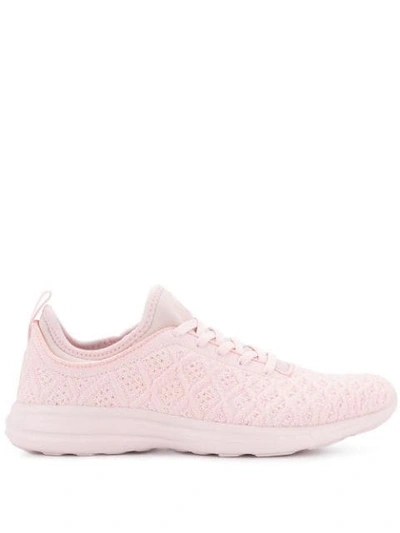 Shop Apl Athletic Propulsion Labs Textured Lace In Pink