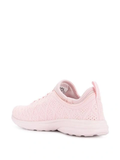 Shop Apl Athletic Propulsion Labs Textured Lace In Pink