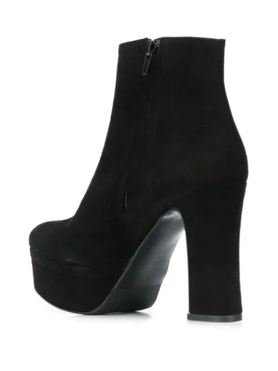 Shop Albano Platform Ankle Boots In Black