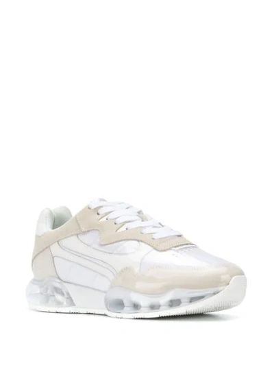 Shop Alexander Wang Stadium Sneakers In White