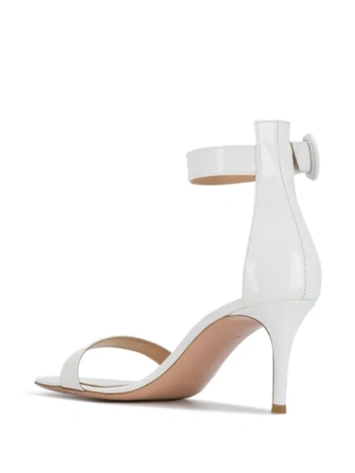 Shop Gianvito Rossi Portofino 70 Sandals In White