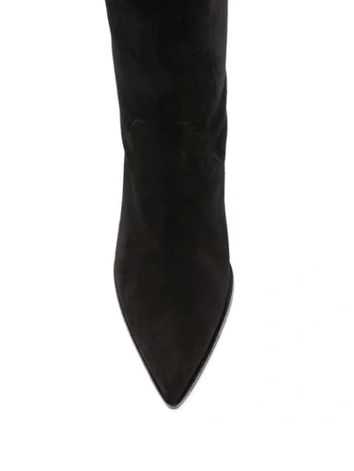 Aquazzura Saint Honore' Bootie 70 In Black