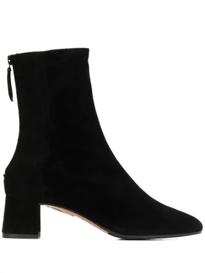 Shop Aquazzura Saint Honoré Ankle Boots In Black