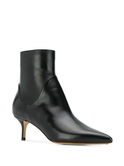 Shop Francesco Russo Heeled Ankle Boots In 200  Black