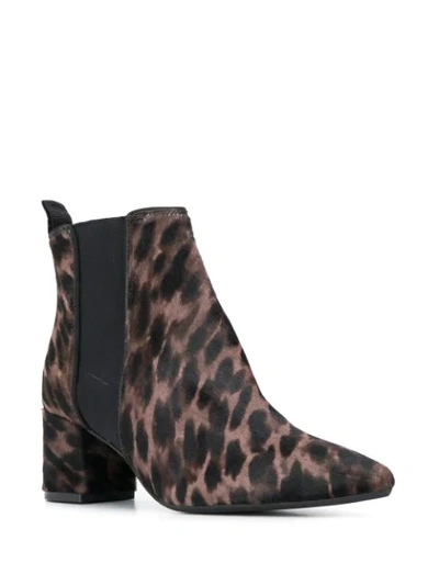Shop Anna Baiguera Leopard Print Ankle Boots In Neutrals