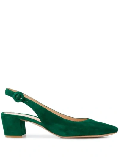 Shop Gianvito Rossi Amee Pumps In Green