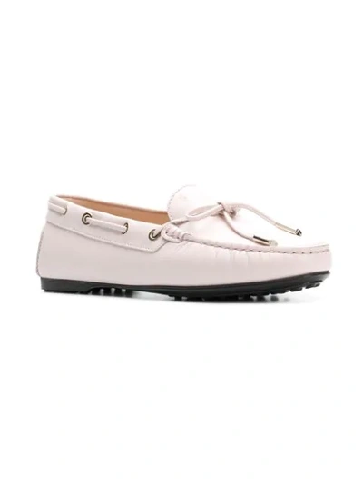 Shop Tod's Gommino City Loafers - Pink