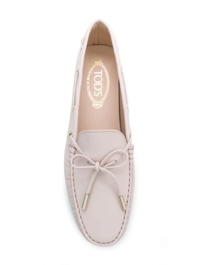 Shop Tod's Gommino City Loafers - Pink