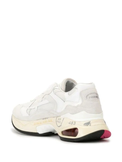 Shop Premiata Sharkyd Sneakers In White