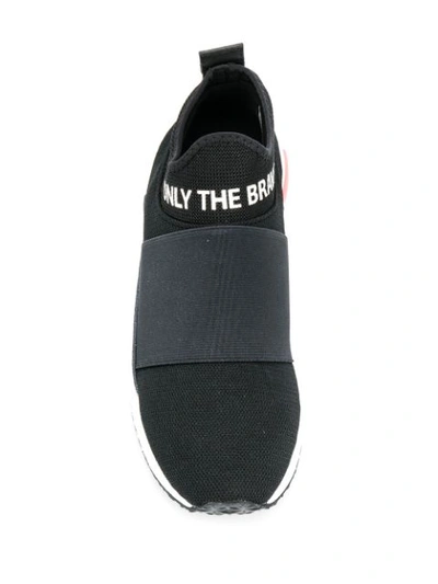 Shop Diesel Sock-sneakers In Black