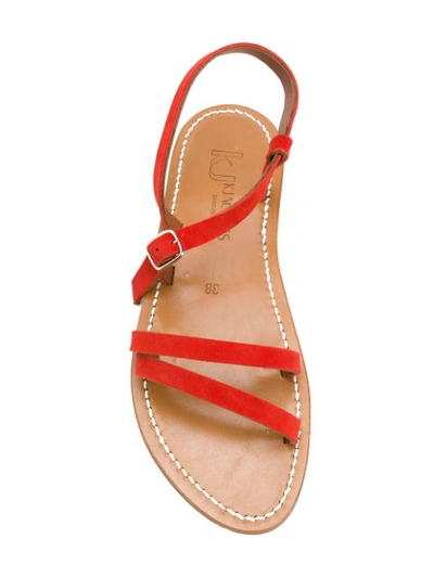 Shop Kjacques K. Jacques Strappy Slingback Sandals - Red