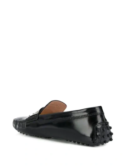 Shop Tod's Gommino Driving Loafers In Black