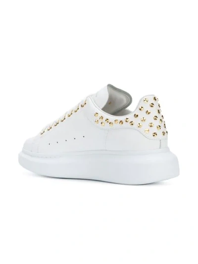 Shop Alexander Mcqueen Oversized Sole Sneakers In 9000 White