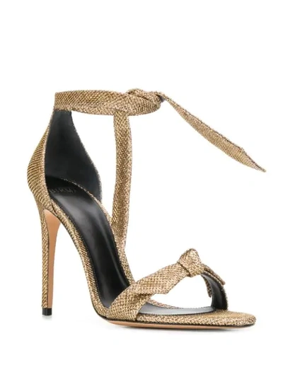 Shop Alexandre Birman Clarita Sandals In Gold