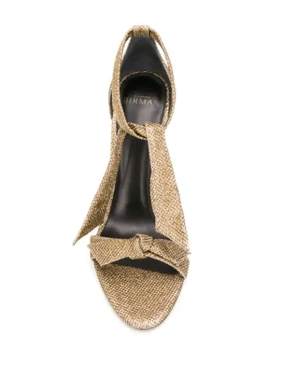 Shop Alexandre Birman Clarita Sandals In Gold